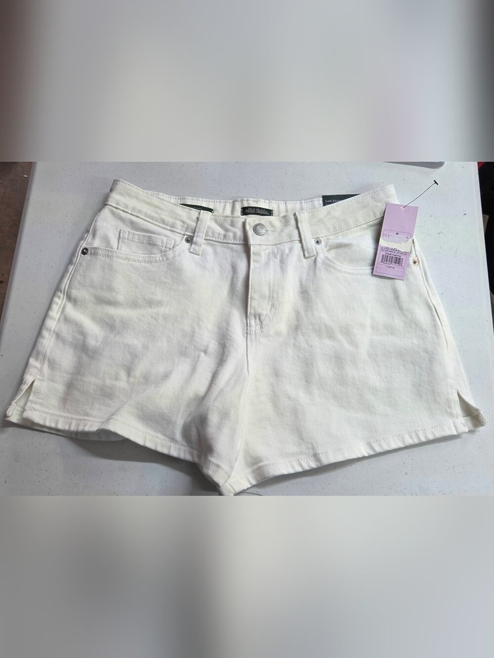 White Women's Denim Shorts by Wild Fable